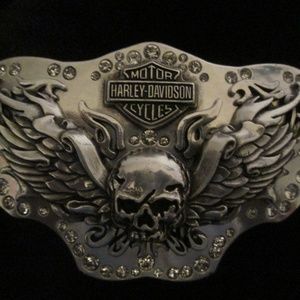 LADIES HARLEY DAVIDSON BELT BUCKLE..